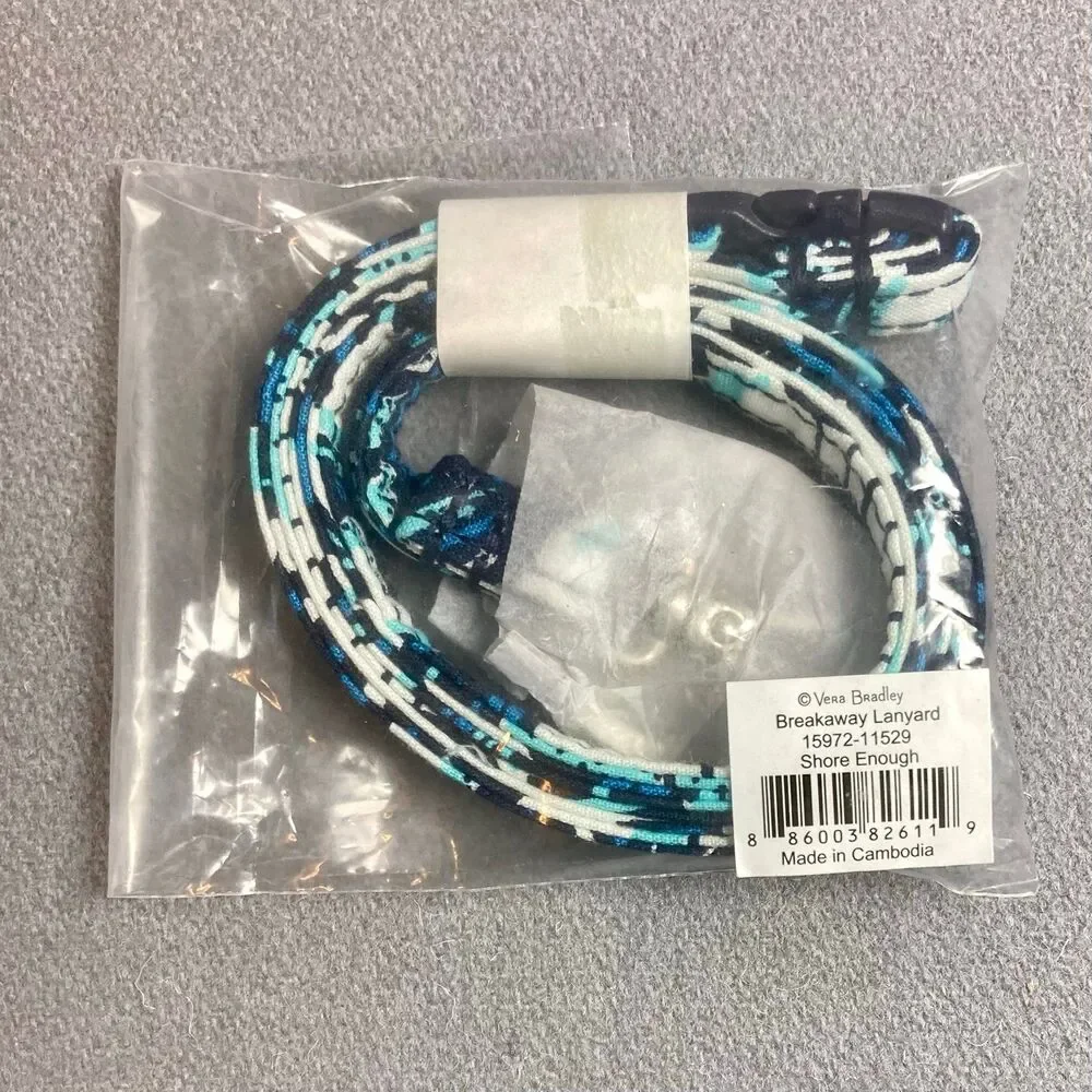 Vera Bradley Breakaway Lanyard NWT Shore Enough